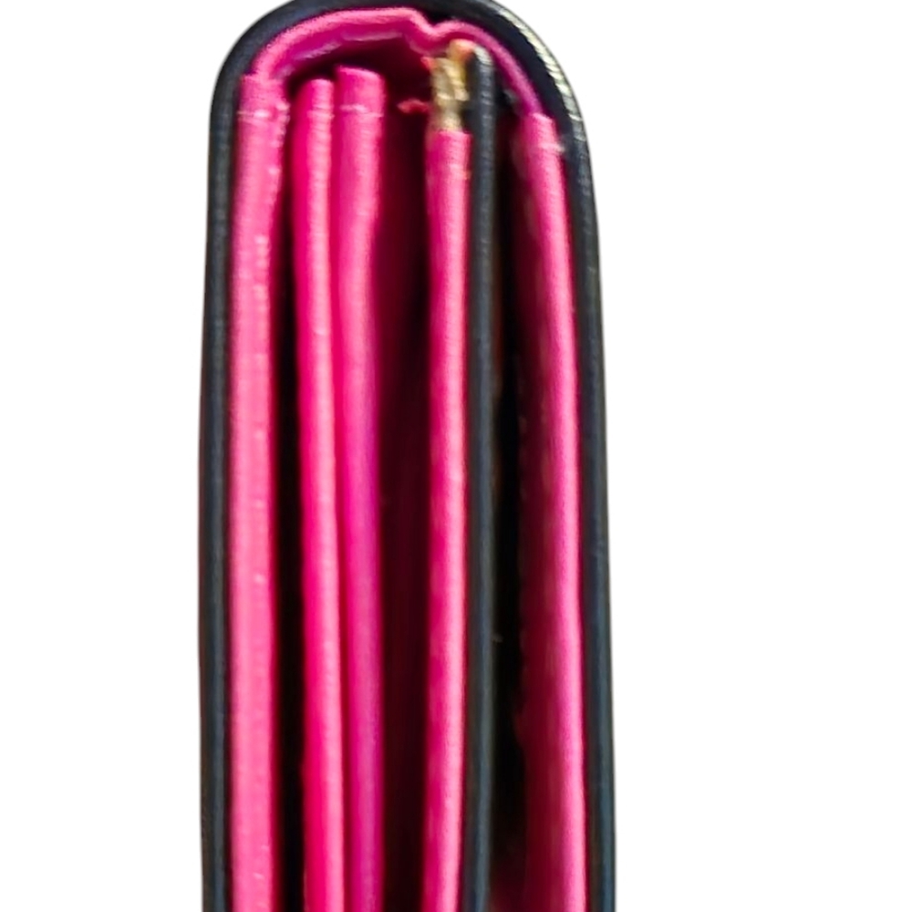 Botusi Pink and Black Wallet NWOT - Picture 3 of 5